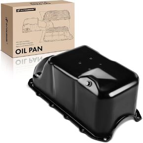 A-Premium Engine Oil Pan Sump with Drain Plug Compatible with Buikc Chevrolet Oldsmobile Pontiac