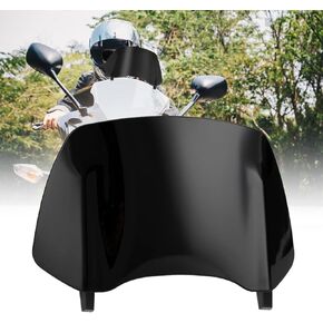 PSLER Motorcycle Universal Heightened Windshield Spoiler Clip Adjustable Spoiler Clamp-On Windscreen Extension Windscreen Extender