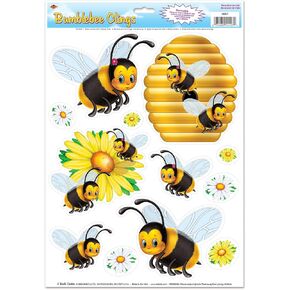 Beistle Bumblebee Clings