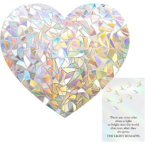 Sympathy Memorial Suncatcher Cards, Grief Rainbow Window Sticker, Sorry for Your Loss of Loved One, Funeral Favors, Celebration of Life Decorations, Bereavement Gift for Loss of Mom, Friend