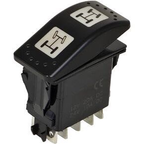 10 Pin ON-ON Rocker Switch 710001737 Compatible with Can-Am 2011-2017 Commander 800 1000 Maverick Max 1000R 4WD 4X4 Four Wheel Drive Amber Light