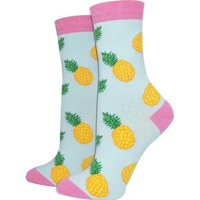 Women's Premium Comfort Pineapple Socks 4-10