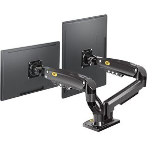 NB North Bayou Dual Monitor Desk Mount Stand Full Motion Swivel Computer Monitor Arm for Two Screens 17-27 Inch with 4.4~19.8lbs Load Capacity for Each Display F160