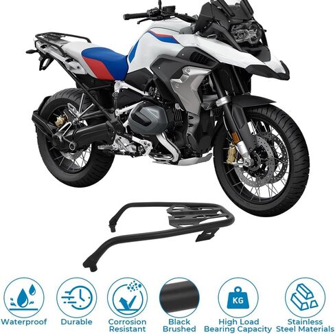 AUTOVIC Rear Luggage Rack Bracket Holder for BMW R1200GS R1250GS LC ADV Stainless Steel Motorcycle Top Case Luggage Rack Holder in Saudi Arabia