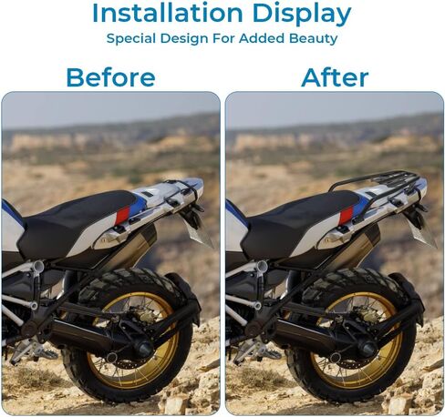 AUTOVIC Rear Luggage Rack Bracket Holder for BMW R1200GS R1250GS LC ADV Stainless Steel Motorcycle Top Case Luggage Rack Holder in Saudi Arabia
