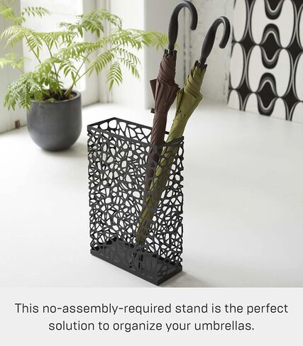 Slim Freestanding Umbrella Stand | Steel, Small, White in Saudi Arabia