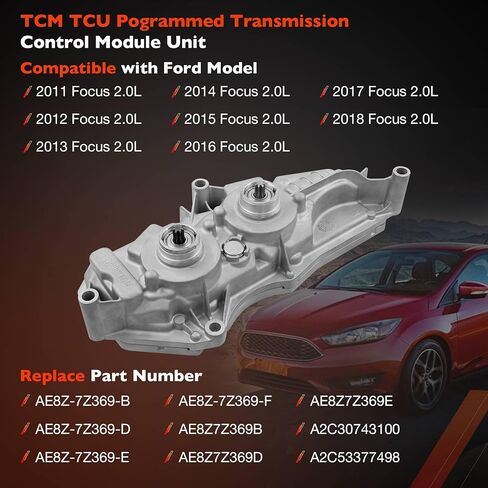 وحدة التحكم في ناقل الحركة المبرمجة مسبقًا ATRACYPART TCM TCU مناسبة لـ 2011-2020 Ford Focus 2.0L - يستبدل AE8Z-7Z369-F، A2C53377498، AE8Z-7Z369-B، AE8Z-7Z369-D، AE8Z-7Z369-E in Saudi Arabia