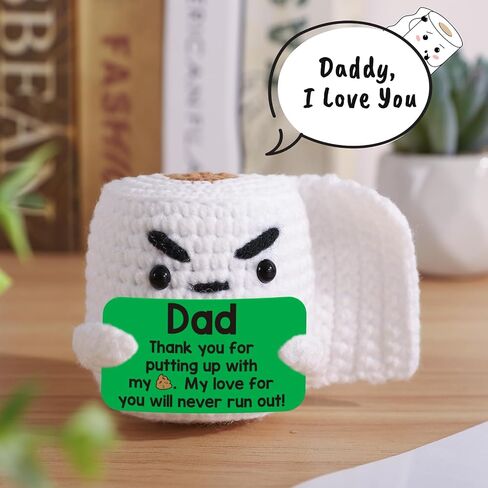 Mom Christmas Birthday Gifts for Mom from Daughter Son, Funny Small Gag Handmade Crochet Animals Mother's Day Gifts for New Mom Single Mom Christmas 2024 Cute Stuff Home Decor Thank You Mom Gag Gift in Saudi Arabia