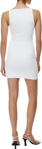 Azhong Women's Summer Crew Neck Sleeveless Bodycon Dress Slim Basic Mini Tank Dress in Saudi Arabia