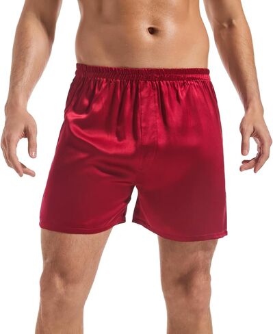 HOUDE Men's silk boxer briefs, loose, luxurious, breathable in Saudi Arabia