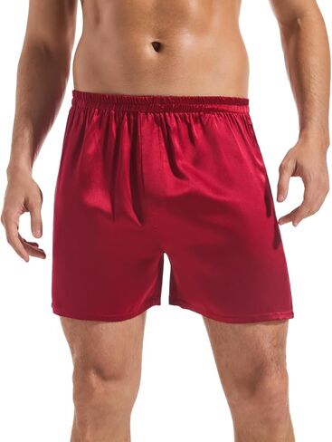HOUDE Men's silk boxer briefs, loose, luxurious, breathable in Saudi Arabia