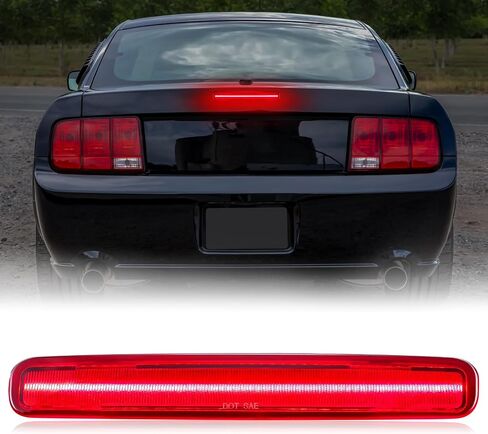 LED 3rd Brake Light Replacement for 2005-2009 Mustang High Mount Stop Third Brake Light, Red Lens in Kuwait
