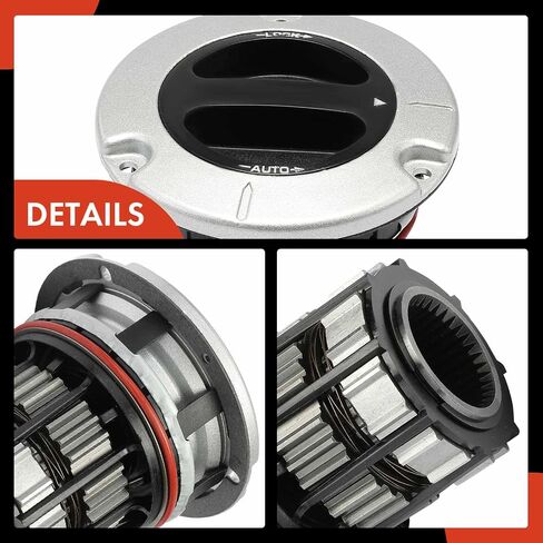 مشغل محور القفل التلقائي 4WD A-Premium متوافق مع Ford F-250 Super Duty، F-350 Super Duty، F-450 Super Duty، F-550 Super Duty، 2011-2022، السائق الأمامي أو جانب الراكب in Saudi Arabia