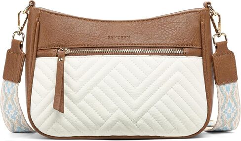 SENDEFN Crossbody Bags for Women Trendy, Vegan Leather Purses Medium Crossbody Purses Shoulder HandbagsTravel with Wide Strap in Saudi Arabia