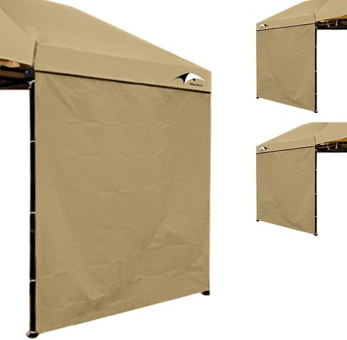 Sun Side Walls for 10x10 Pop up Tent, Instant Canopy Shade Removeable Sidewalls, UPF50+ Waterproof, White, 10x10 3pc in Saudi Arabia