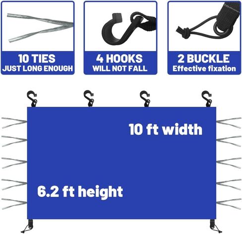 Sun Side Walls for 10x10 Pop up Tent, Instant Canopy Shade Removeable Sidewalls, UPF50+ Waterproof, White, 10x10 3pc in Saudi Arabia