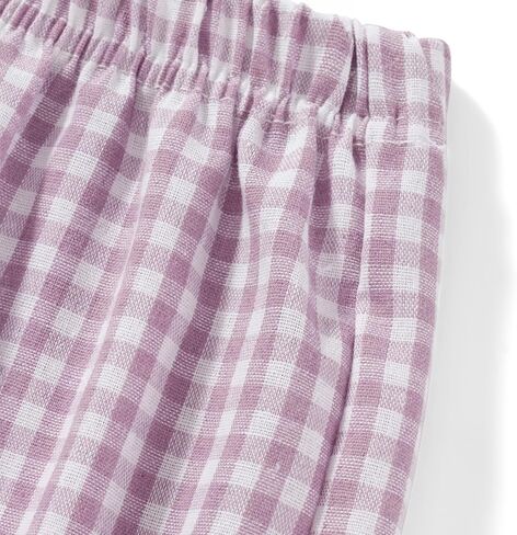 Boxer Shorts Y2k Women Plaid Gingham Low Elastic Waist Pajamas Lounge Sleep Pj Checkered Micro Short Pants Bottoms in Kuwait