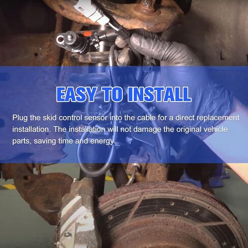 89516-0C050 مجموعة أسلاك مستشعر سرعة العجلات الخلفية ABS متوافقة مع Tundra 2007-2021، سلك مستشعر التحكم في الانزلاق ABS الأيسر والأيمن استبدال 89542-0C020 89543-0C020 in Kuwait