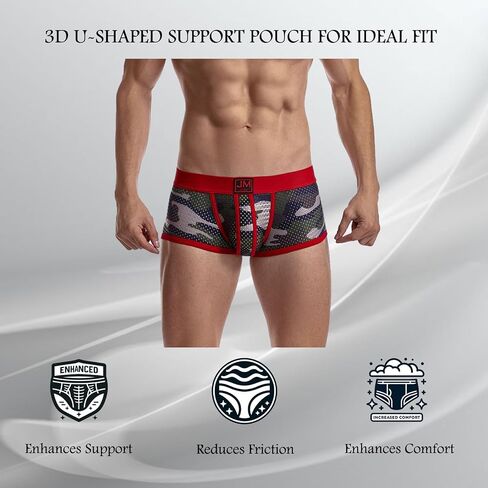 JOCKMAIL Men's Boxer Briefs Mens Underwear Boxer Briefs with Men's Boxer Shorts Camouflage Underwear in Saudi Arabia