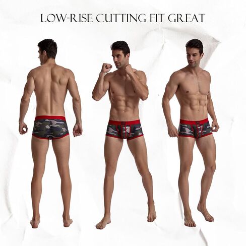 JOCKMAIL Men's Boxer Briefs Mens Underwear Boxer Briefs with Men's Boxer Shorts Camouflage Underwear in Saudi Arabia