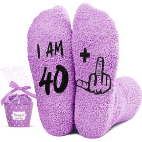 HAPPYPOP Unique Birthday Gifts for Senior Women - Socks for Mom Grandmother, Gifts for Women in their 40s