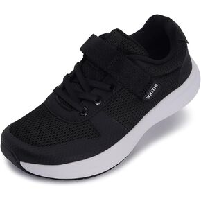 WHITIN Kids Wide Toe Box Running Shoes for Girls/Boys + Zero Drop Sole