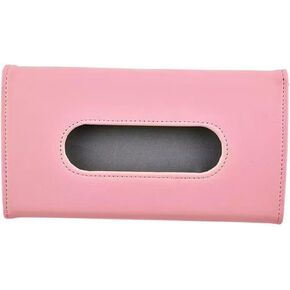 Car Tissue Holder，Dashboard and Sunshade - Leather Car Interior Products - Widely Used Armrest Box, Sunroof - Car Visor Tissue Holder (Black)