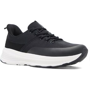 OrthoComfoot Men's Orthopedic Hands Free Fashion Sneakers: Comfort Arch Support Plantar Fasciitis Orthotic Outdoor Walking Shoes, High Arch Flat Feet Pain Relief Casual Work Tennis Athletic Sneakers