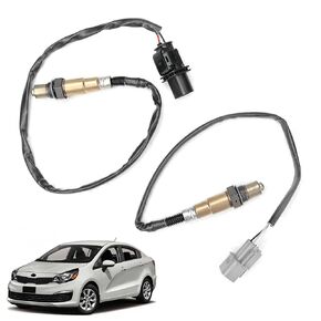 FEXON 234-5055 234-4568 2pcs Upstream & Downstream Oxygen O2 Sensors for Hyundai Accent Veloster 2012-2017, for Kia Rio 2012-2018 / Soul 2012-2016 1.6L L4 Replaces 39210-2B210 39210-2B220
