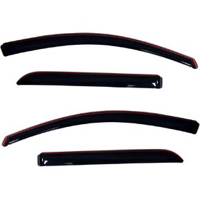 Auto Ventshade [AVS] In-Channel Ventvisor / Window Deflectors | Fits 2007 - 2010 Saturn Outlook, 2007 - 2016 GMC Acadia, 2017 Acadia Limited, 4 pcs. | Smoke - 194632