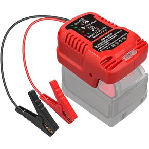 Car Jumper Cables for Milwaukee 18V M18 Batteries Car Jump Starter with LED Lights Engine 12V Auto Booster Cables for Jump Starting Dead or Weak Car Batteries (Battery not Included)