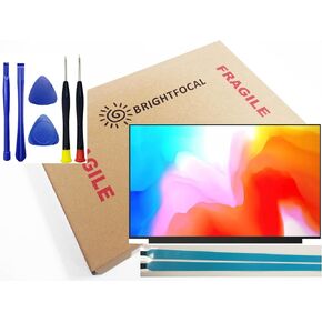 BRIGHTFOCAL New Screen Replacement for Lenovo T490 T495 P43s 14.0" FHD Full-HD IPS Screen Non-Touch (NOT for Touch) 1080P Slim LED Screen