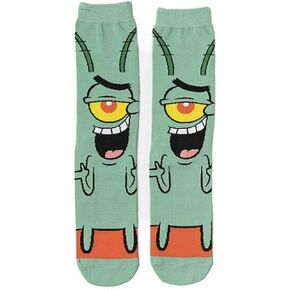 Sponge Bob Squarepants Planktin Crew Socks