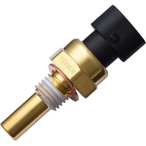 TS10076 Engine Coolant Temperature Sensor for Car, Coolant Temp Sensor Compatible with-Chevy for Equinox for Express for Silverado for Suburban for Tahoe Fit for-GMC for Sierra for Yukon