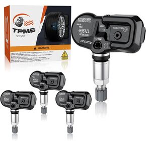 TPMS Tire Pressure Sensor for Toyota Lexus Scion, 315MHz Pre-Programmed Tire Pressure Monitoring System Sensors Carmy Corolla Highlander Sienna Replacement PMV-107J, 42607-33021 4pcs