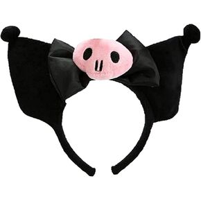 Cosplay Hairpin Ear Plush Hairband Women Kawaii Butterfly Costume Halloween Christmas Holiday Birthday Party Gift