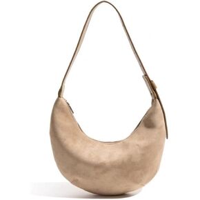 Suede Tote Bag for Women Vintage Purse Shoulder Bag Adjustable Handbags Office Work Bags