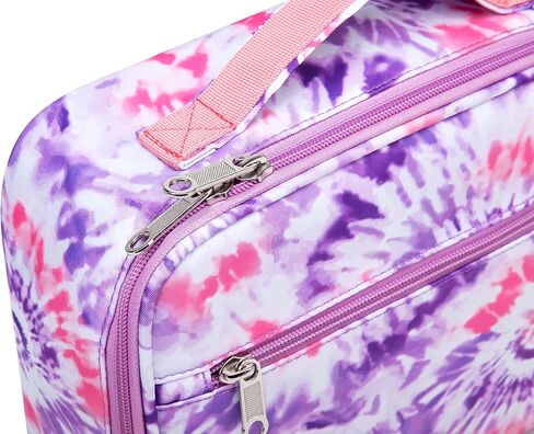 BLUEFAIRY Girls Backpack with Lunch Box Kids Bookbag Set Elemenatry School Bag 17" with insulated Lunch Bag Lunchbox Set Cute Back to School Gifts Mochilas Escolares para Niñas Tie Dye Purple in Kuwait