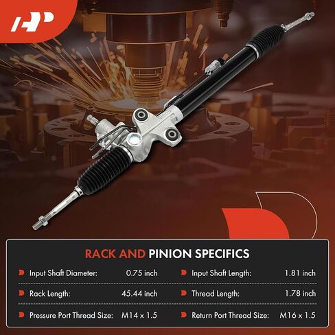A-Premium - Hydraulic Power Steering Rack and Pinion Compatible with Acura MDX 2007-2013, Replace# 53601STXA025 in Saudi Arabia