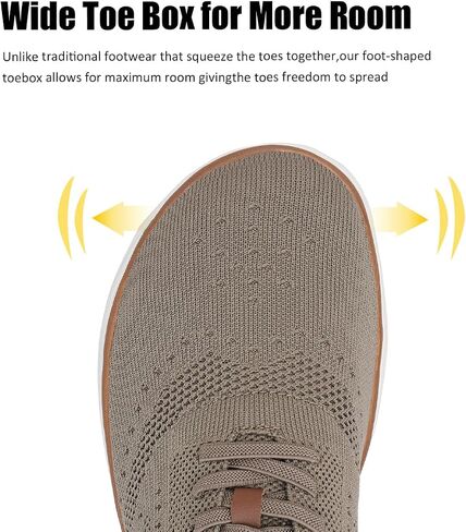 CFVKPT Men's Business Casual Shoes Wide Toe Box Barefoot Shoes Oxfords Walking Shoes Dress Sneakers for Men Mesh Comfortable Size6.5-12 in Saudi Arabia