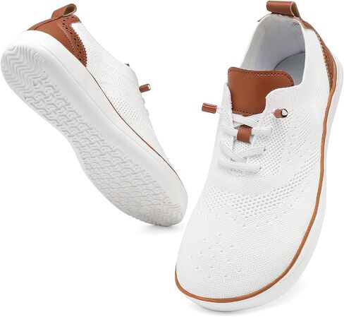 CFVKPT Men's Business Casual Shoes Wide Toe Box Barefoot Shoes Oxfords Walking Shoes Dress Sneakers for Men Mesh Comfortable Size6.5-12 in Saudi Arabia