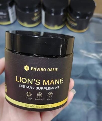 مسحوق مستخلص فطر Lions Mane - مكمل منشط الذهن لتعزيز الطاقة والتركيز ودعم الوظيفة الإدراكية - معزز لصحة الدماغ للبالغين in Saudi Arabia