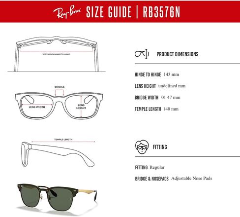 Ray-Ban RB3576N BLAZE CLUBMASTER Sunglasses For Men For Women + BUNDLE with Designer iWear Eyewear Care Kit in Saudi Arabia