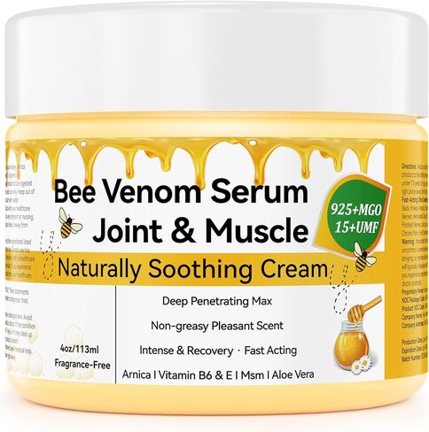 Zealand Bee Venom Professional Serum Treat, Joint & Muscle & Bone Relief - roll-on applies easily- Fast-Acting Soothing Effective Relief for Back, Neck, Hand, Foot, Knee, Muscle, Shoulder, Hip, Nerve in Saudi Arabia