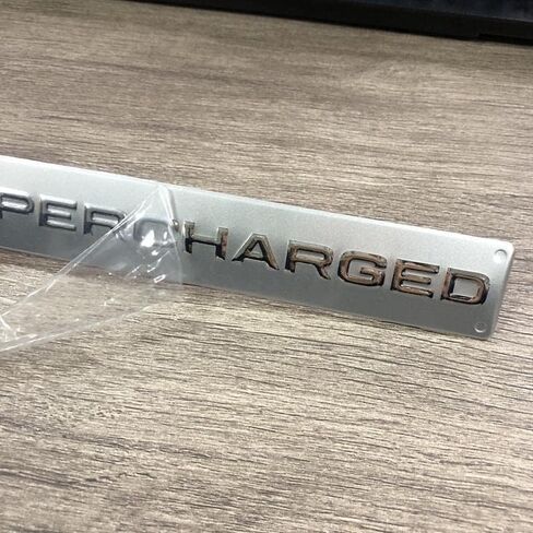 1X Supercharged Trunk Badge Emblem 3D Racing Sport Sticker Nameplate Logo (Black) in Saudi Arabia