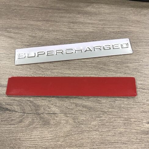 1X Supercharged Trunk Badge Emblem 3D Racing Sport Sticker Nameplate Logo (Black) in Saudi Arabia