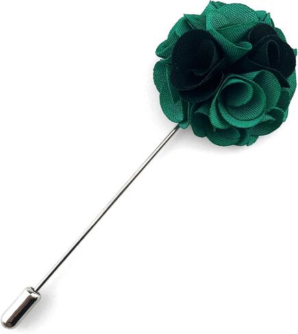 S&W SHLAX&WING Assorted Flower Mens Lapel Pins Handmade Boutonniere Pin for Suits Wedding Groom in Kuwait