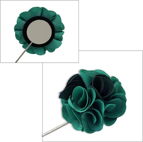 S&W SHLAX&WING Assorted Flower Mens Lapel Pins Handmade Boutonniere Pin for Suits Wedding Groom in Kuwait