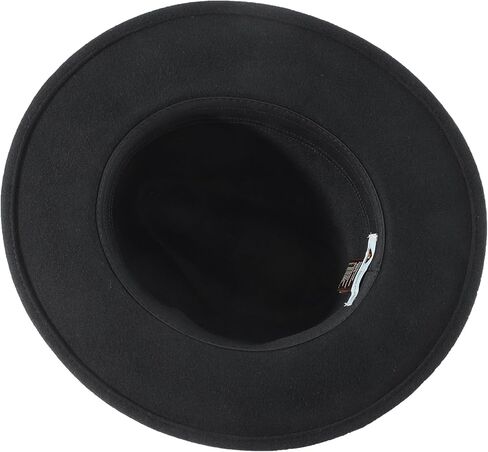 Home Prefer Mens Wool Fedora Hat with Band Classic Wide Brim Fedora Hat for Men Women Panama Dress Hat in Kuwait