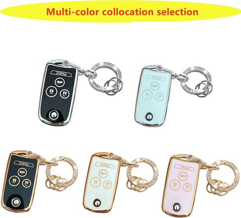 For Acura Key Fob Shell Remote Key Fit for Acura MDX Acura RDX Acura TL Acura TSX Acura ZDX Honda Accord (4 Buttons White-Silver) in Saudi Arabia